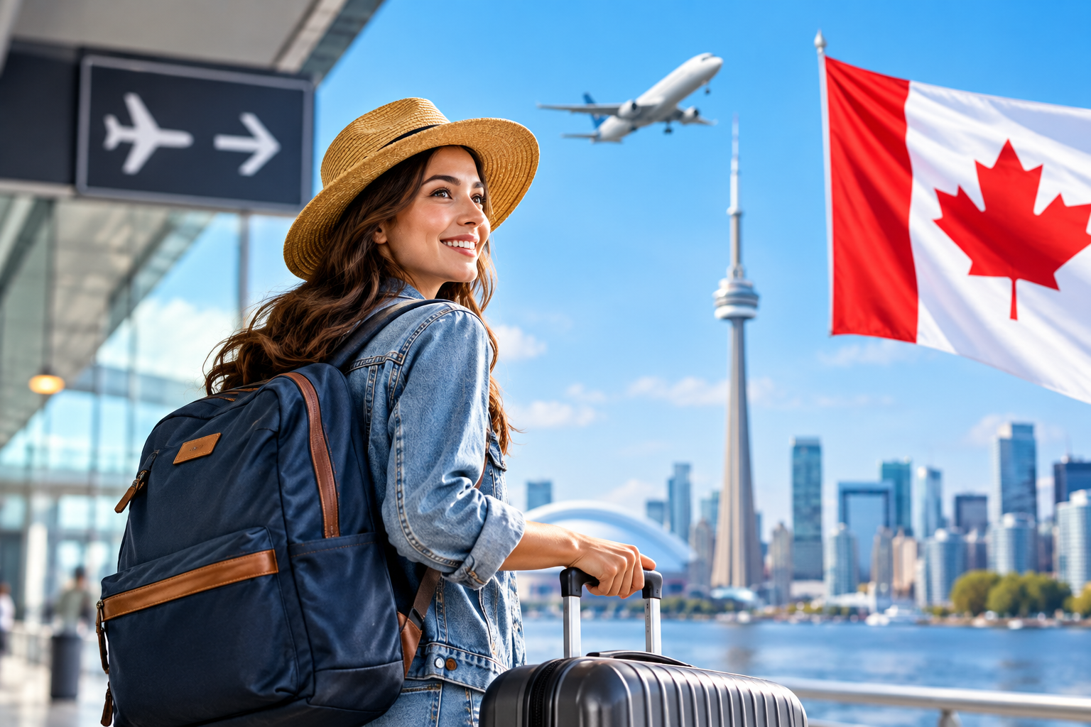 Visitors to Canada